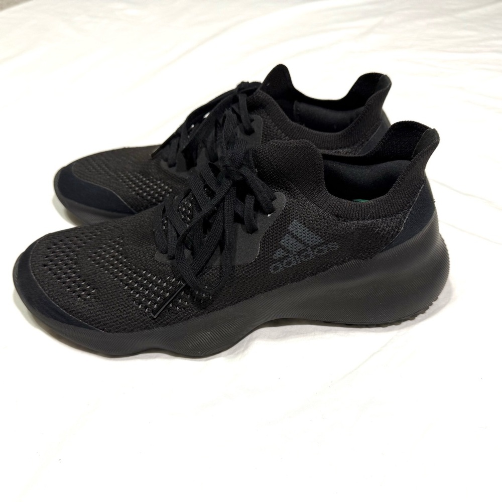 Adidas Women’s Futurenatural Black Running Shoes Sz 7.5 Sneakers Sporty Athletic
